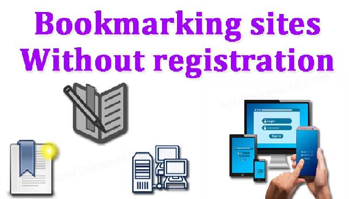 free social bookmarking sites list without registration